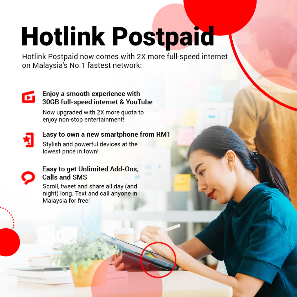 Postpaid plan hotlink Maxis offers