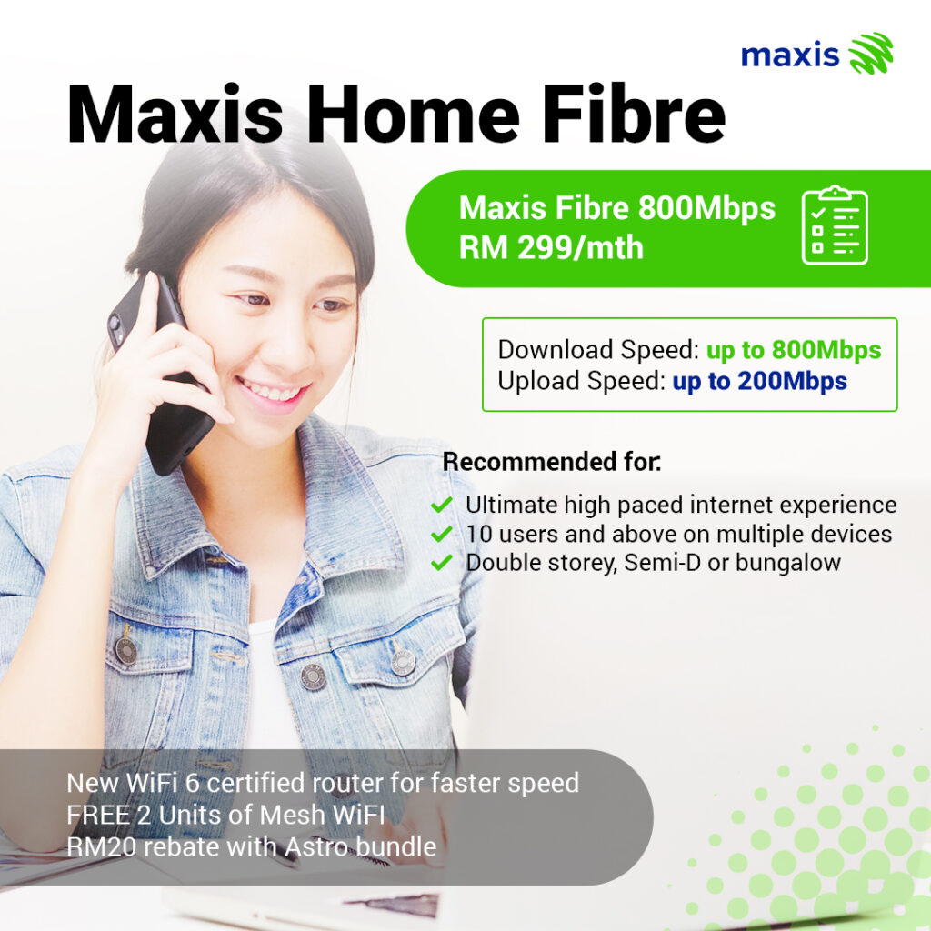Service maxis customer home fibre Maxis Broadband